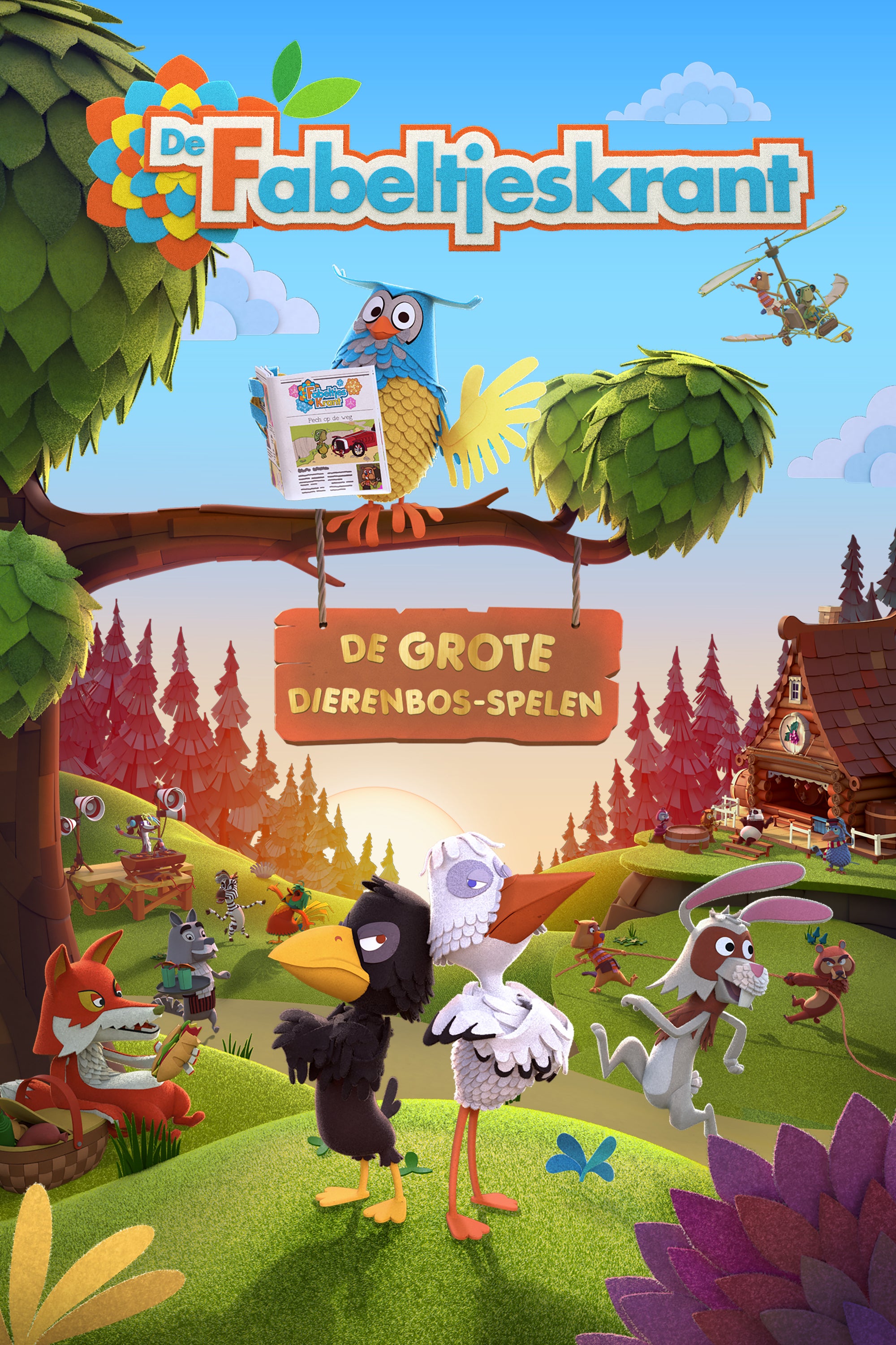 De Fabeltjeskrant De Grote Dierenbos-Spelen